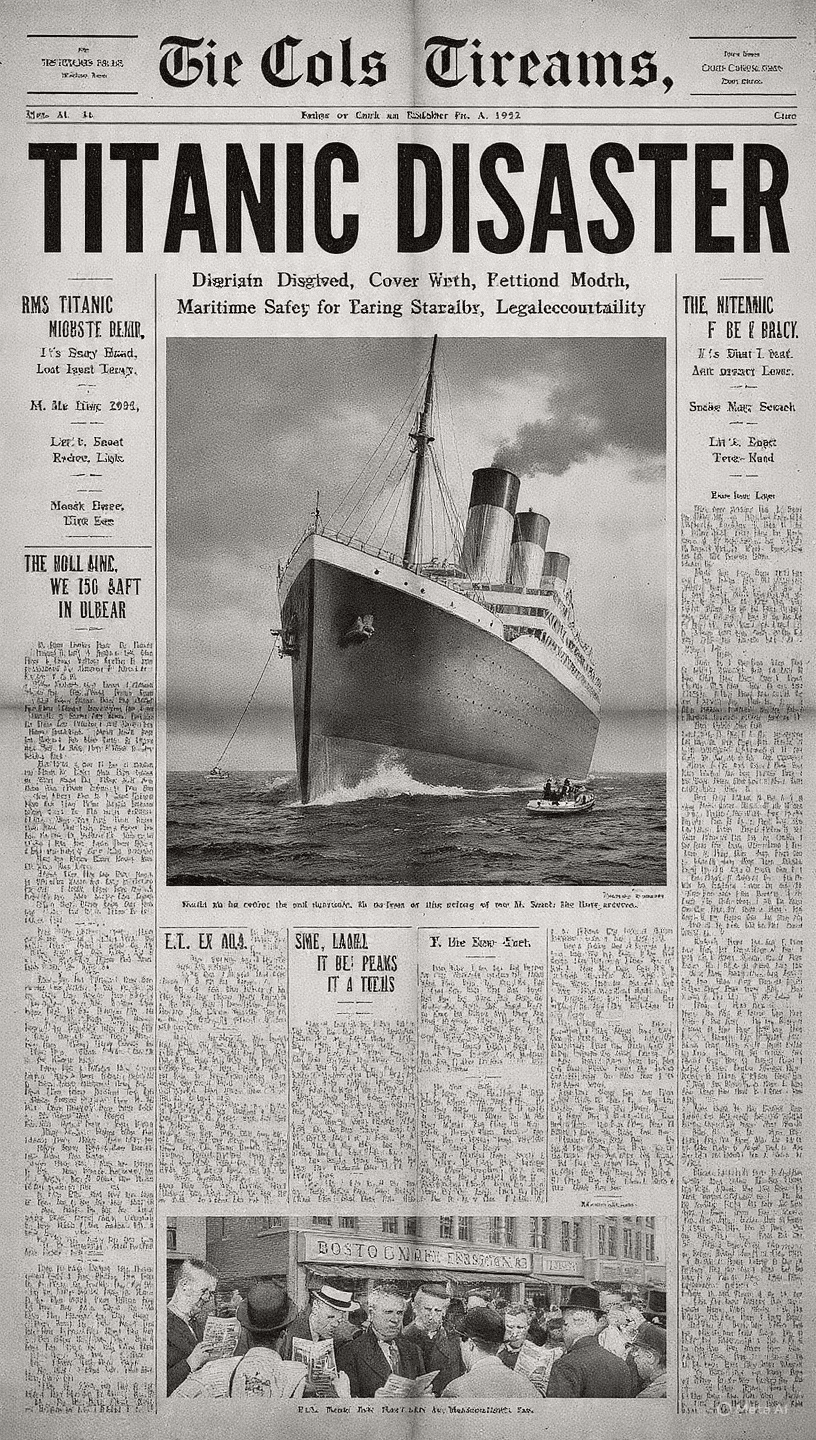 Tragedy Strikes: Titanic Sinking Raises Legal and Ethical Questions