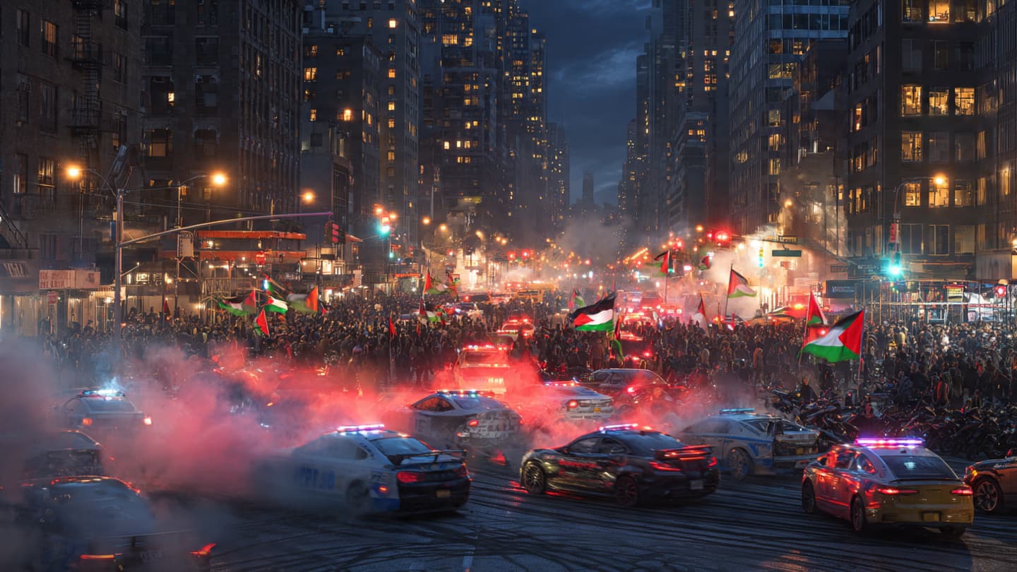 Chaos on New York Streets: Reckless Car Takeovers Erupt Amid Growing Tensions