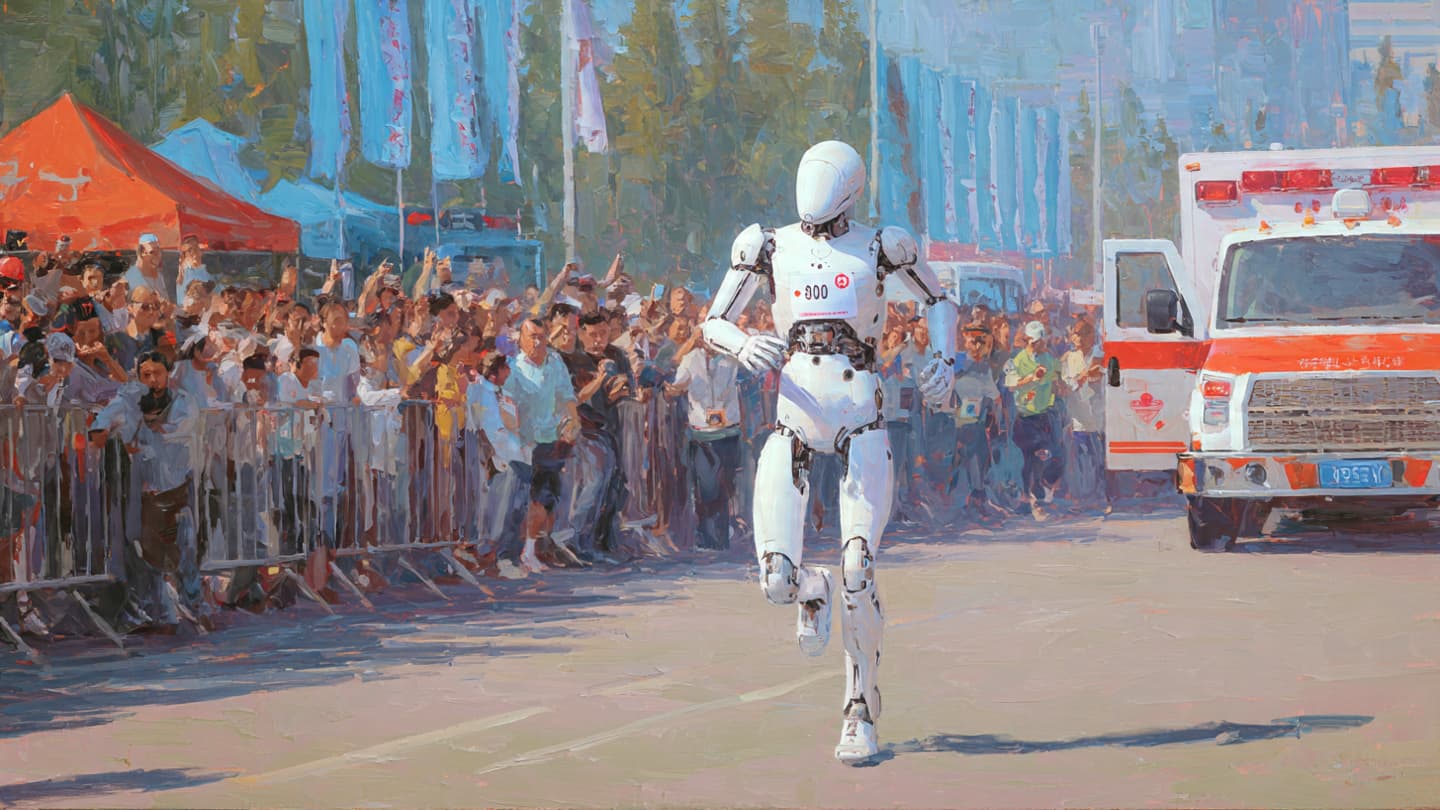 Humanoid Robots Dominate Beijing Half-Marathon, Shattering Records